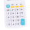 Mini calculatrice à 8 chiffres, 11,5  6,5  2 cm, blanche 10