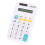 Mini calculatrice à 8 chiffres, 11,5  6,5  2 cm, blanche 13