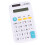 Mini calculatrice à 8 chiffres, 11,5  6,5  2 cm, blanche 9