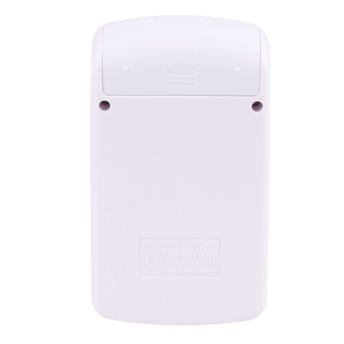 Mini calculatrice à 8 chiffres, 11,5  6,5  2 cm, blanche 2
