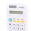 Mini calculatrice à 8 chiffres, 11,5  6,5  2 cm, blanche 11