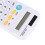 Mini calculatrice à 8 chiffres, 11,5  6,5  2 cm, blanche 5