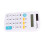 Mini calculatrice à 8 chiffres, 11,5  6,5  2 cm, blanche 16