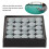 50Pcs Pool Cue Tips Leather Billiard Cue Stick Tip Grade B Replacement Tool for Daily Use Training9mm 3