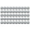 50Pcs Pool Cue Tips Leather Billiard Cue Stick Tip Grade B Replacement Tool for Daily Use Training9mm 16