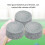 50Pcs Pool Cue Tips Leather Billiard Cue Stick Tip Grade B Replacement Tool for Daily Use Training9mm 7