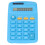 Mini calcolatrice 8-cifre LCD blu 11,5 x 6,5 x 2 cm 13