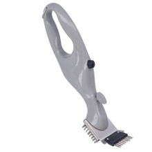 Cepillo ergonómico para parrilla, ABS y acero inoxidable, 14,6 pulgadas