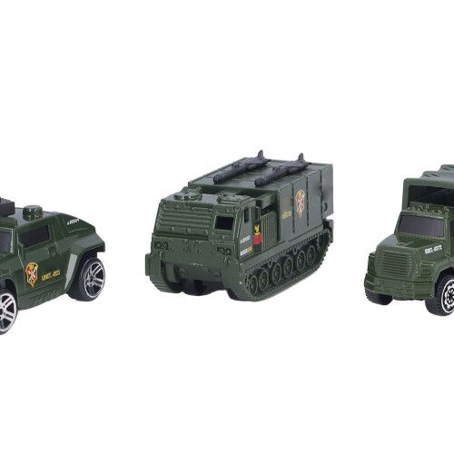 Carro militare D, set da 6 pezzi in lega pressofusa 2