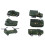 Carro militare D, set da 6 pezzi in lega pressofusa 15