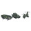 Carro militare D, set da 6 pezzi in lega pressofusa 5