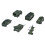 Carro militare D, set da 6 pezzi in lega pressofusa 1
