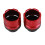 Protector de caídas para horquilla delantera de aluminio CNC rojo 5