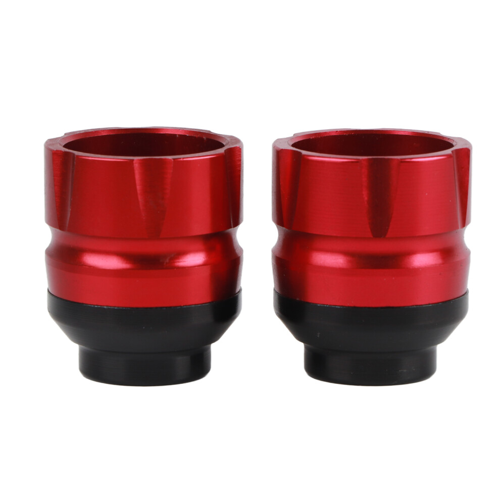Front Fork Frame Slider Cnc Aluminum Alloy Rustproof Stylish Universal Crash Protector For Motorcyclered 4131321710500