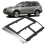 Marco de tablero 2DIN de ABS para Forester 2009-13 5