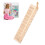 Escalier miniature en bouleau pour maison de poupée échelle 1/12 bricolage angles arrondis 15