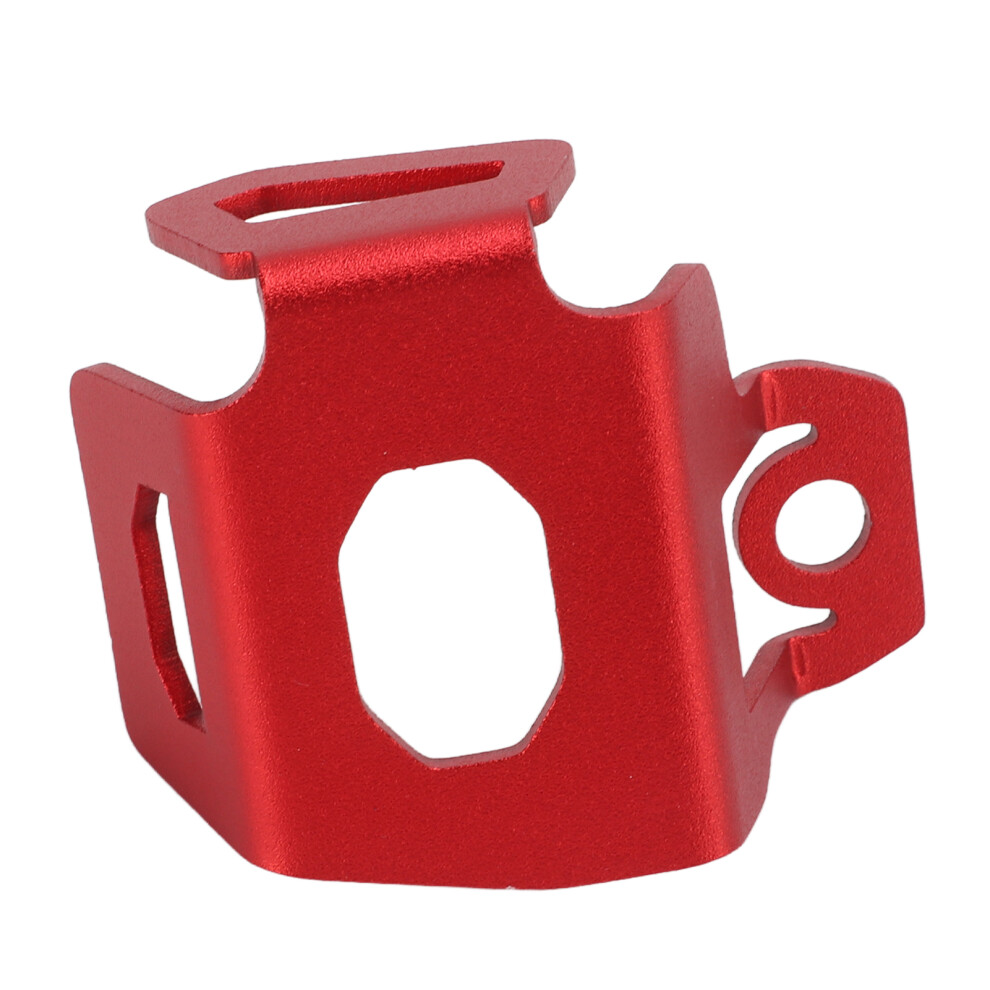 Motorcycle Rear Brake Fluid Reservoir Guard Aluminum Alloy Cover Replacement For Ninja 250 300 400 650Red 9371321710703
