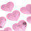 10 pezzi di toppe a forma di cuore rosa termoadesive, 8,2 x 7 cm, cotone 9