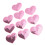 10 pezzi di toppe a forma di cuore rosa termoadesive, 8,2 x 7 cm, cotone 4