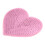 10 pezzi di toppe a forma di cuore rosa termoadesive, 8,2 x 7 cm, cotone 5