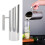 Jarra de acero inoxidable de 1,5 L, 304, plateada 16