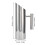 Jarra de acero inoxidable de 1,5 L, 304, plateada 12