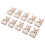 Toppe termoadesive a forma di coniglietto carino 10 pezzi 5x3,5 cm 13