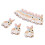 Toppe termoadesive a forma di coniglietto carino 10 pezzi 5x3,5 cm 14