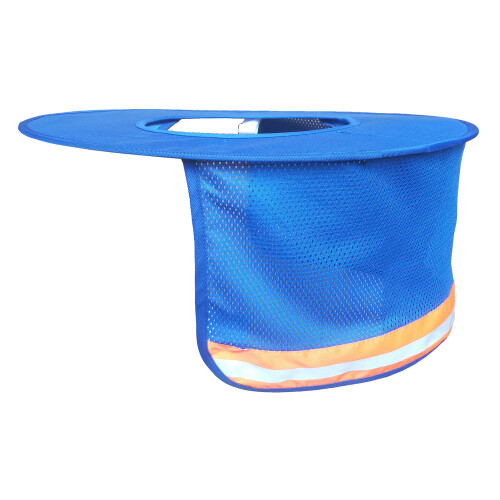 Casque avec rebord anti-soleil, taille unique, Orange/Vert/Bleu 2