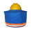 Casque avec rebord anti-soleil, taille unique, Orange/Vert/Bleu 4