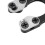 D Loop in lega di alluminio 7g nero per arco composto 4