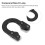 D Loop in lega di alluminio 7g nero per arco composto 7