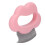 Peine Cat Shell de ABS, para masaje seguro, 9x9 cm, rosa 13