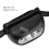Luz frontal USB mini 1200mAh 6x3x3.5cm Negro 8
