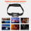 Luz frontal USB mini 1200mAh 6x3x3.5cm Negro 9