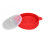 Palomitero de silicona para microondas rojo 26x14cm 2