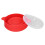 Palomitero de silicona para microondas rojo 26x14cm 1