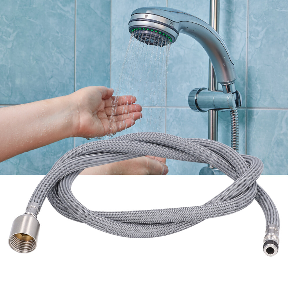 G1/2 1.5M Pull Out Faucet Hose Nylon Braid Pvc Flexible Faucet Hose Replacement For Kitchen Bathroom 8281321713974