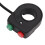 Interruttore 2-in-1 clacson/faro 12-72V 22.2mm Rosso Verde 8