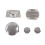 Conjunto de tapas de culata de aluminio de 5 piezas para 70cc/90cc/110cc 3