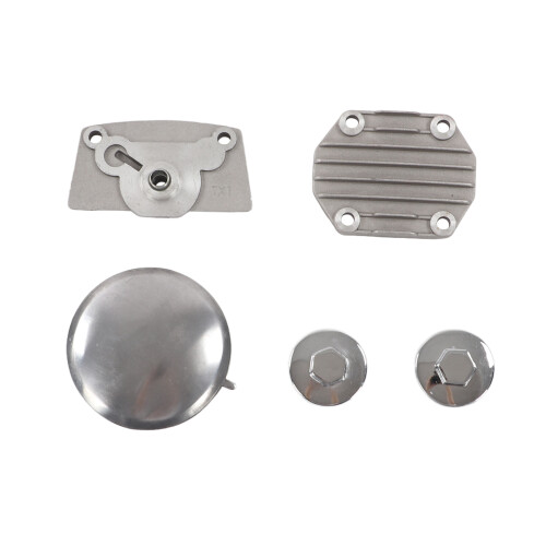 Conjunto de tapas de culata de aluminio de 5 piezas para 70cc/90cc/110cc 2