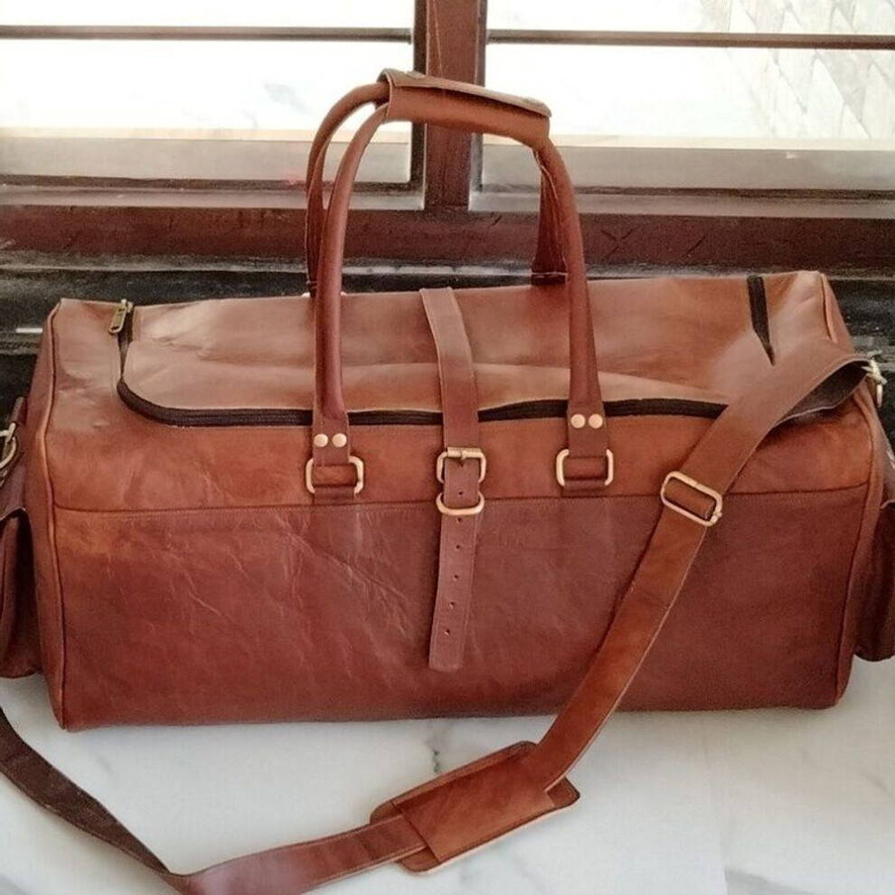 Leather Duffle Bag Mens Duffle Bag  Travel Bag  Weekender Bag Leather Travel Bag Leather Luggage Bag