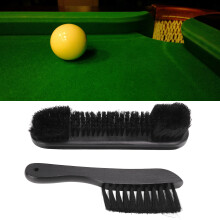 Billiards 9in Pool Table Brush 8.5in Rail Brush Kit Cleaning Tools with Wood Handle for Cleaning