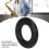 Filtro tonale in silicone per sassofono tenore 85mm nero 8