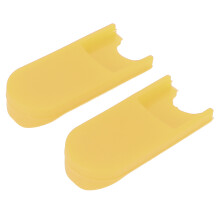2 pièces repose-doigts pour saxophone coussin et protège-pouce jaune