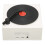 X10 Vinyl Record Player Style Bluetooth Speaker Old Fashioned Classic Style Bluetooth Speaker with 3 Input ModesWhite 16