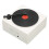X10 Vinyl Record Player Style Bluetooth Speaker Old Fashioned Classic Style Bluetooth Speaker with 3 Input ModesWhite 15