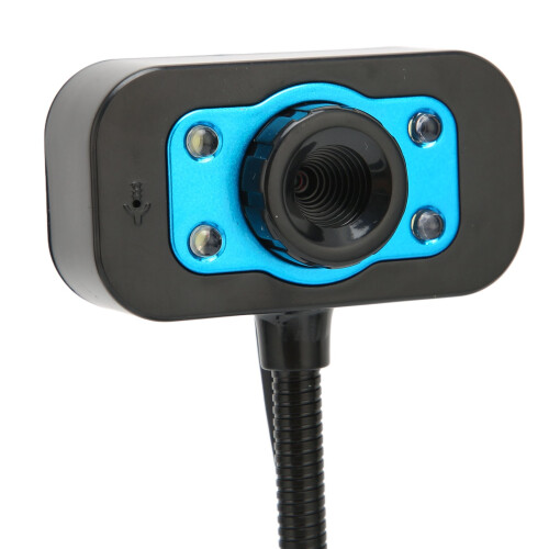 Cámara web 640x480 USB 2.0 Enfoque manual Micrófono LED 2