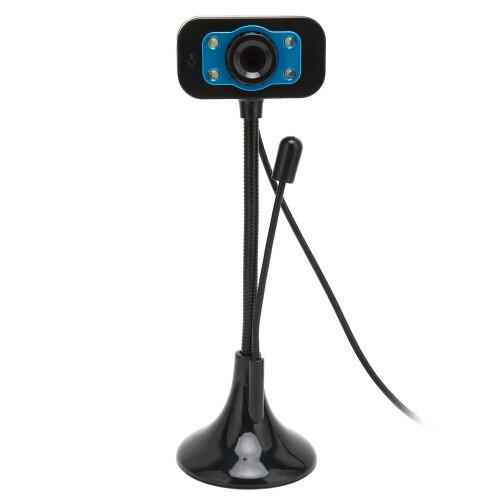 Cámara web 640x480 USB 2.0 Enfoque manual Micrófono LED