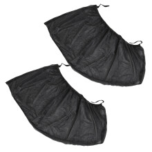 Modelo: Sombrilla de malla negra para la ventana trasera del coche, universal